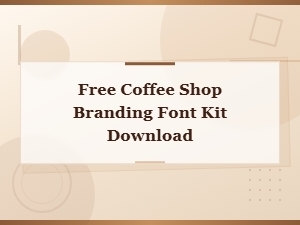 Free Coffee Shop Branding Font Kit Download
